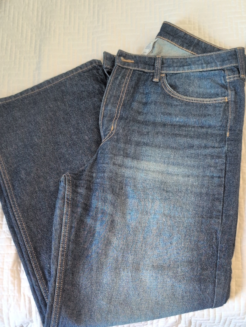 H&M Women's High-Rise Blue Denim Jeans
